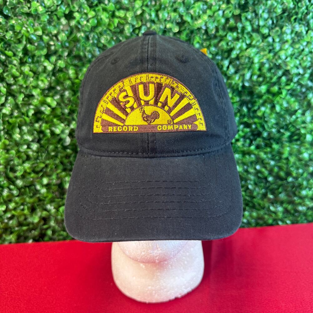 Sun Record Company Memphis, TN Adjustable Strap Trucker Cap Black OSFM